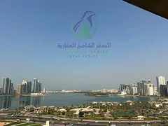 3-bedroom apartment in East Tower, Al Majaz 2, opposite Al Majaz Park, with a maid’s room, two bal