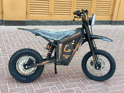 Used Off-road Electric Dirt Bike - KU6000 Wish D1 SE, Good Condition