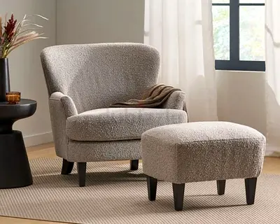 Premium Boucle Accent Sofa Chair – Modern Lounge Chair |