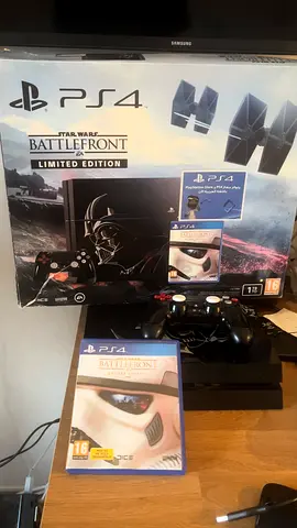 Limited Edition Darth Vader PS4 1TB - Star Wars Battlefront Middle East Edition - Full Box + 2 Contr