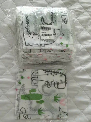 Dinosaur print disposable toilet seat covers 19pcs