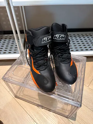 KTM Black & Orange Motorcycle/MX Boots - Lightly Used