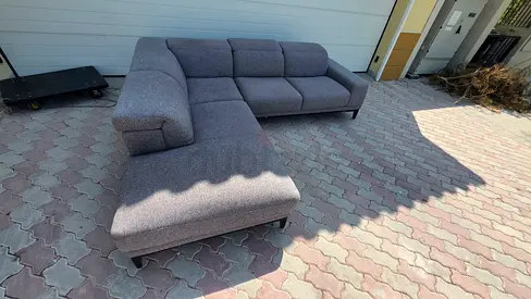 Natuzzi Italian L Shape Sofa Excellent Condition
