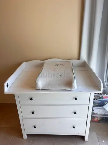 IKEA HEMNES Dresser + Custom-Made Baby Changing Table