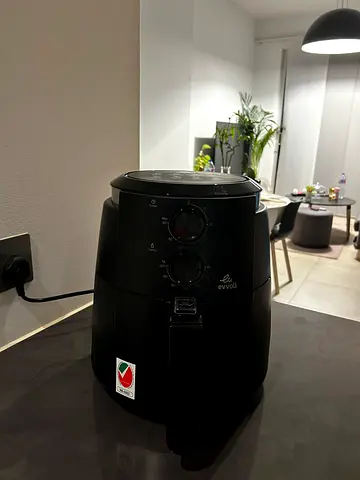 Used Black Air Fryer - Compact, Good Working Condition