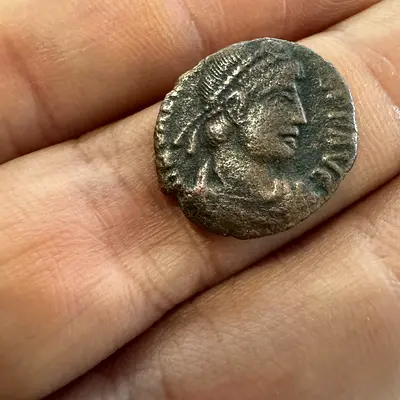 Ancient Roman Empire VALENS AE3. AD 367-370. DN VALENS (old antique coins)