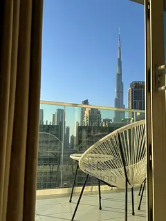 Fully Furnished 1BR | Burj Khalifa View | Ready to Move In