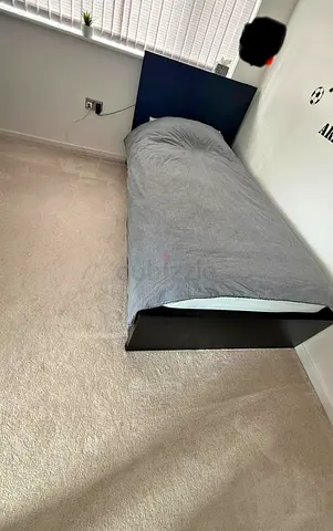 ikea single bed +  mattress