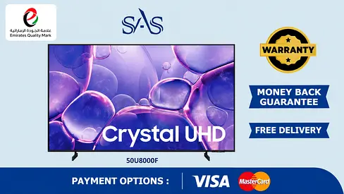 Samsung | 50 Inch | Crystal UHD 4K Smart TV | 50U8000F