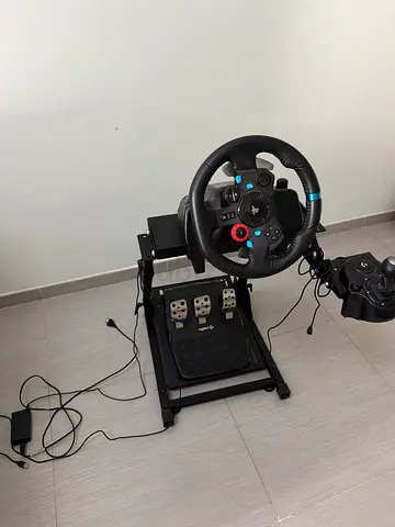 Logitech G29 Racing Wheel with Pedals and Gear Shift and Stand - Good Condition