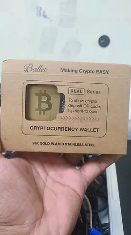24K Gold Plated Cryptocurrency Wallet (Ballet) - Real Series Card