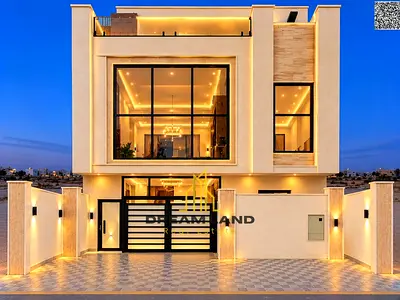 🏡 **Luxury Villa for Sale in Al Yasmeen – Ajman | 5 Bedrooms, Living Area, and Rooftop | Price Includes Registration Fees** 🔥 ✨ **Own your dream vi