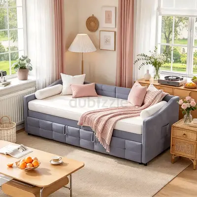 Modern cozy comfortable  sofa cum bed single with trundle