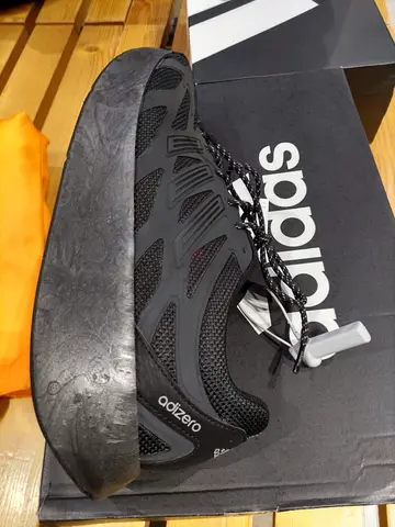 ADIDAS ADIZERO BLACK GREY SIZE 13 USA BOUGHT BRAND NEW STILL IN THE BOX