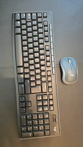 Logitech Wireless Keyboard and Mouse Combo - wireless USB receiver missing