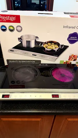 Prestige Double Infrared Cooktop - Cooker - Urgent