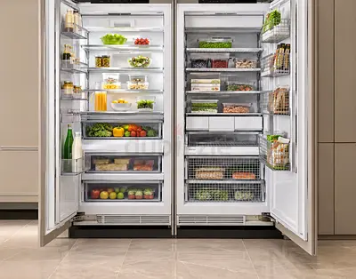 Miele 75 cm Built-In Refrigerator & 75 cm Freezer – Luxury Kitchen Set