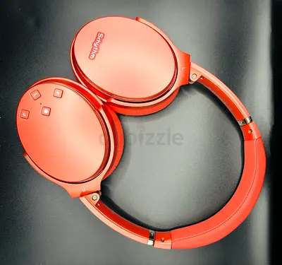 Srhythm NC35 Noise Cancelling Headphones Wireless Bluetooth 5.0, Fast Charge Over-Ear Lightweight He