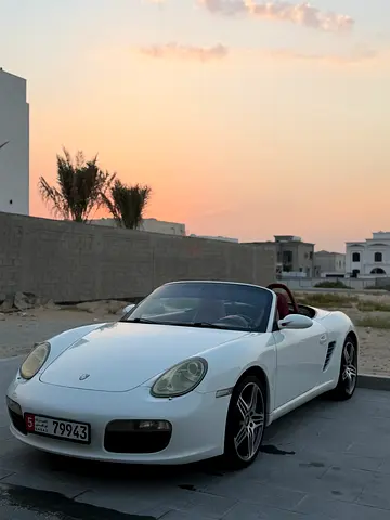2008 PORSCHE BOXSTER GCC | WHITE ON RED | FIRST OWNER