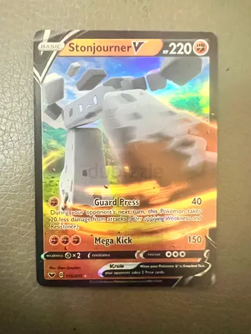 Stonejourner V 155/202 Pokémon card