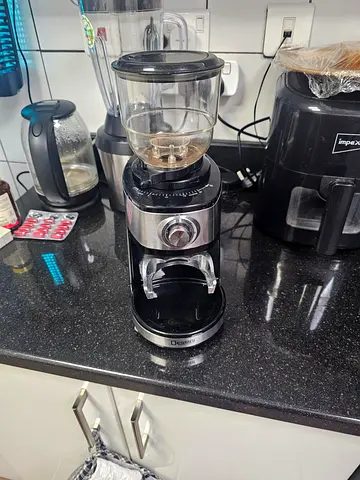 Used Electric Coffee Grinder (Bean Grinder) - Black/Silver