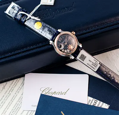 Chopard Happy Sport Sun, Moon and Stars watch for woman