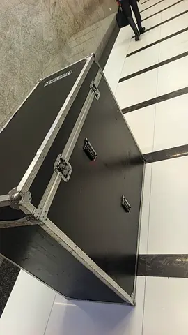 Large Heavy-Duty Road/Flight Case with Foam Interior (Used)