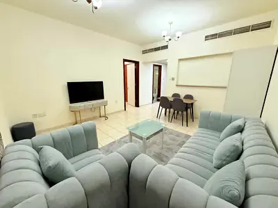 Furnished 1BR Apartment | China Cluster C-16 | Balcony & Pool Access