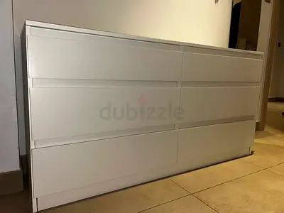 Ikea White 6-Drawer Dresser / Chest in Good Condition - price negotiable