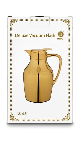 MyDot Deluxe 0.5L Gold Vacuum Flask - Like New