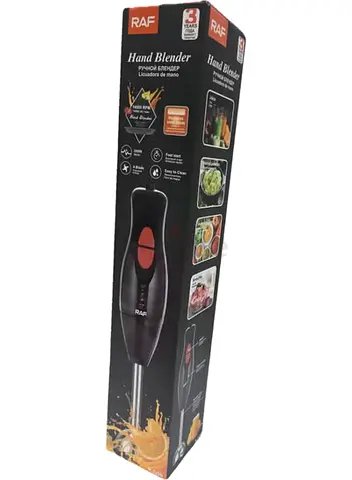 RAF Hand Blender with Removable Shaft, Black