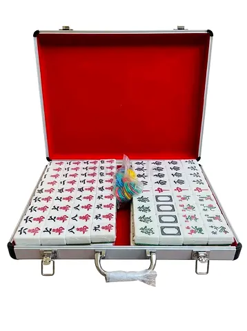 Premium 144 Pcs Chinese Mahjong Set with Aluminum Case