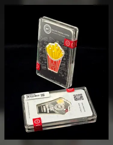 1oz fries silver ingot.