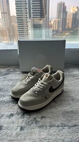 Nike x Louis Vuitton Air Force 1 — White/Grey, Size 41, Brand New