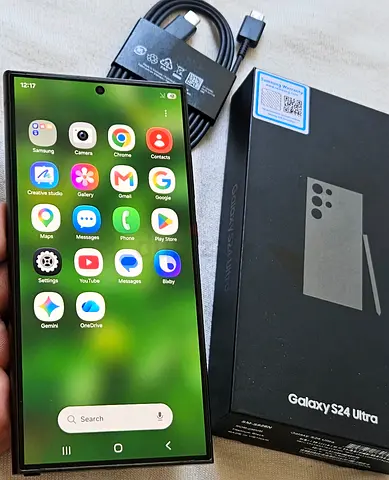 Samsung S24 Ultra 5G
256GB/12GB 
Everything Working 
Including Box and Cable