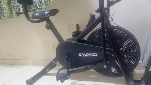 Used Sparnod Air Resistance Exercise Bike with Seat