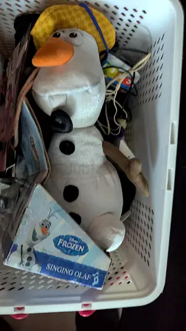 Plush Olaf Singing Toy from Disney Frozen - Good Condition