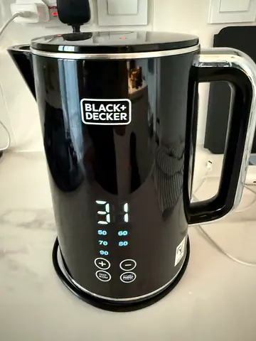 NEW Digital Electric Kettle with 360° Base - Black
