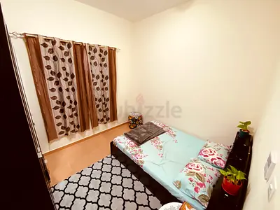 Cozy Master bedroom with attached bathroom