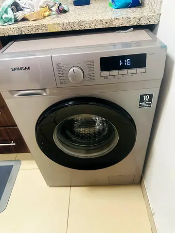 Samsung Front Load Washing Machine - 7kg, Silver