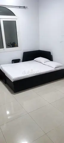 Double + single convertible dark brown daybed with two mattress - good condition