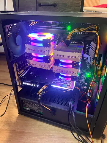 Custom PC Intel Xeon DUAL 2680 E5/ 96GB RAM DDR4/ 500 GB nwme
