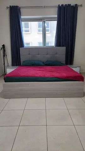 White and grey bedroom set