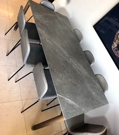 Dining Table + 8 chair - almost brand new
