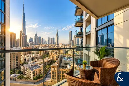 Full Burj View | Balcony | Prime Location