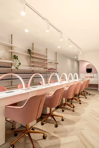 Ysolde Rose Gold Lounge Fitout : Beauty & Salon Retreat