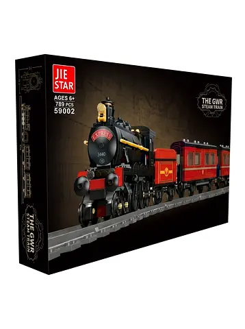 JIE STAR 59002 The GWR Steam Train Building Blocks Toy Set (789 Pcs) – Brand New
