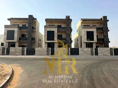 ** فيلا فاخرة بواجهة حجرية للبيع في الياسمين – عجمان!** *تصميم عصري | تشطيبات عالية الجودة | موقع استراتيجي لامتلاك فيلا واسعة تناسب العائله