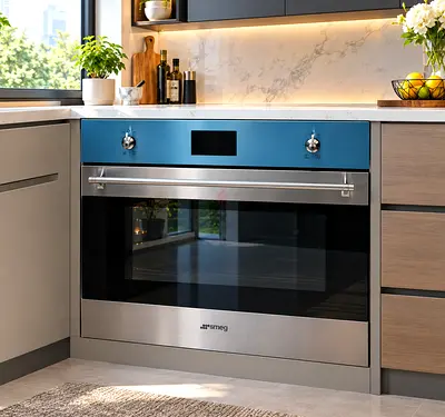 Built-in Smeg Electric Oven - 60x60cm Stainless Steel, Good Condition