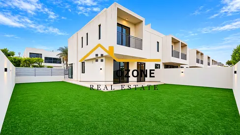 Elegant 3BR Townhouse | Private Garden Corner | Hedge Privacy | Al Yasmin Villas, Al Zahia